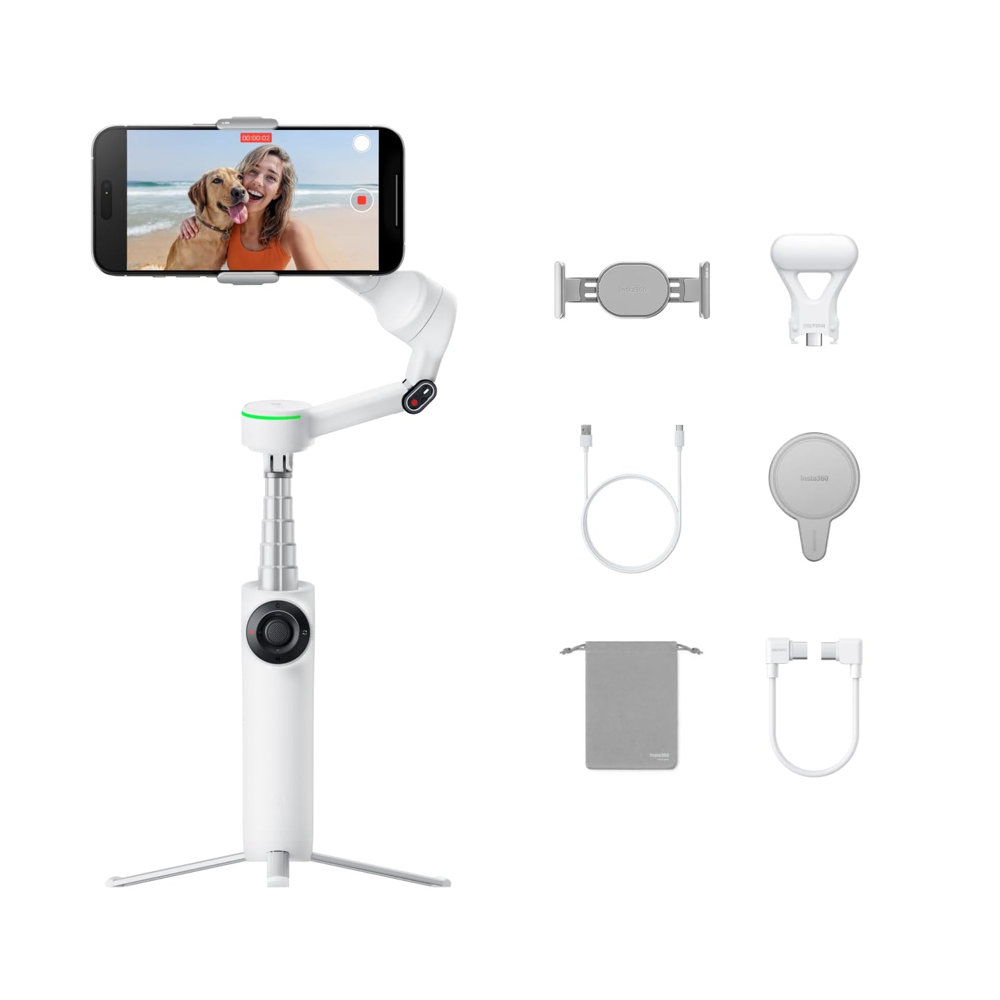 AI Tracking Phone Gimbal Stabilizer