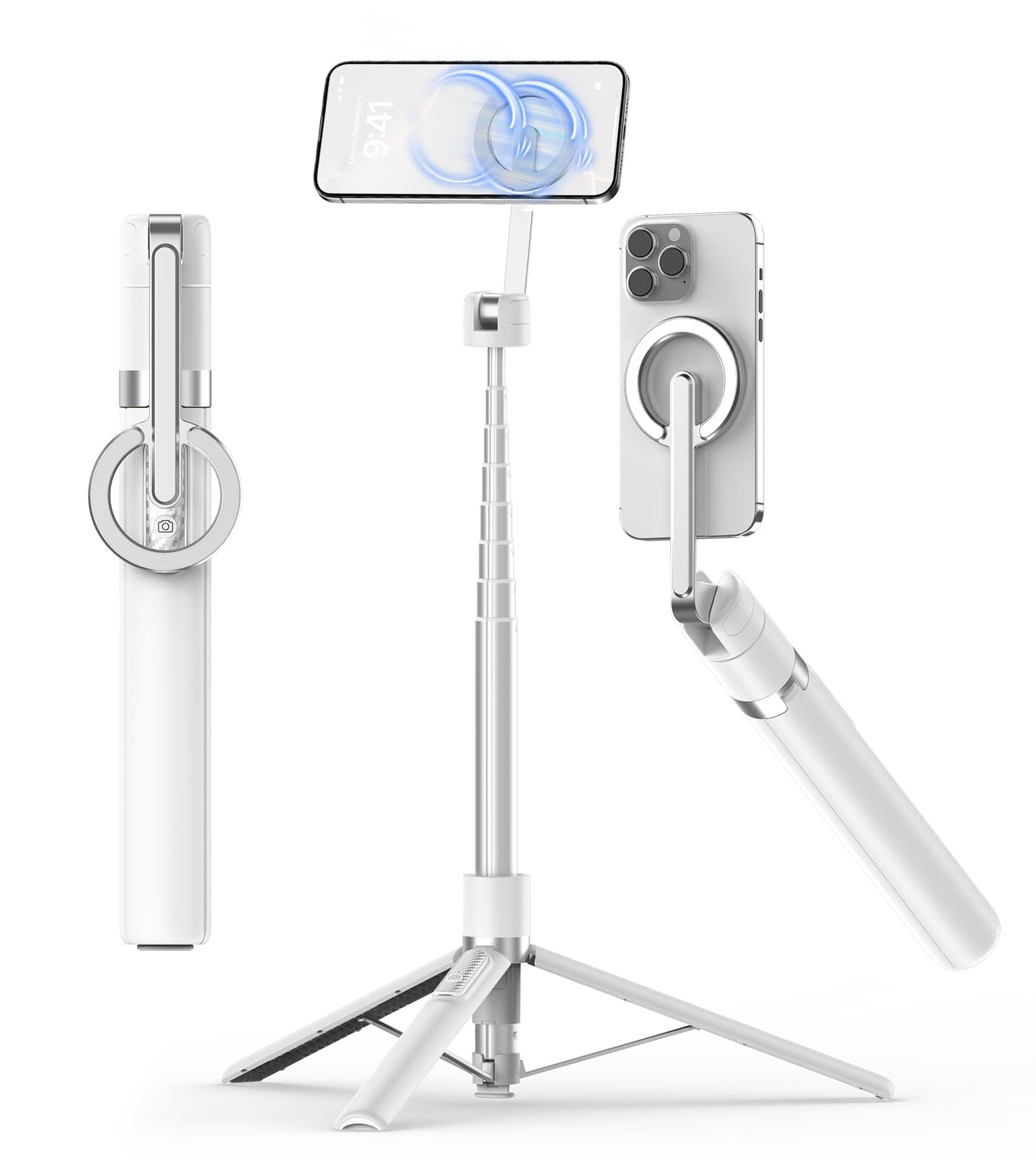 Magnetic Selfie Stick Tripod with Remote Control
