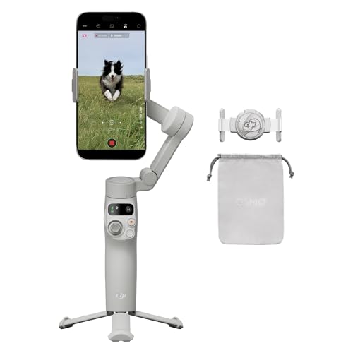 3-Axis Phone Gimbal Stabilizer with Built-In Tripod