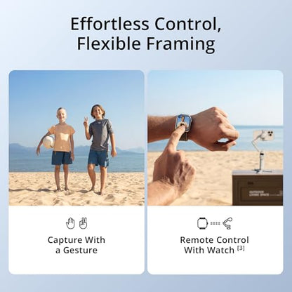 3-Axis Phone Gimbal Stabilizer with Built-In Tripod