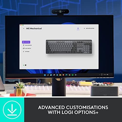 Wireless Mechanical Keyboard with Low Profile Keys