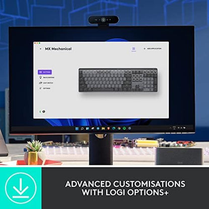 Wireless Mechanical Keyboard with Low Profile Keys