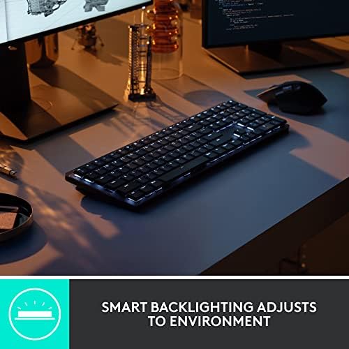 Wireless Mechanical Keyboard with Low Profile Keys