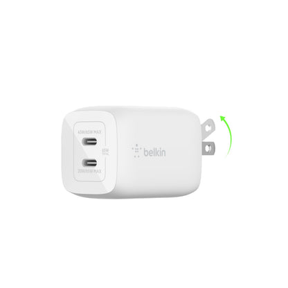 Dual USB-C Fast Charging Wall Charger