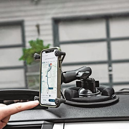 Universal Suction Cup Phone Mount with X-Grip Holder