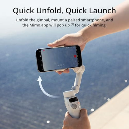 3-Axis Phone Gimbal Stabilizer with Built-In Tripod