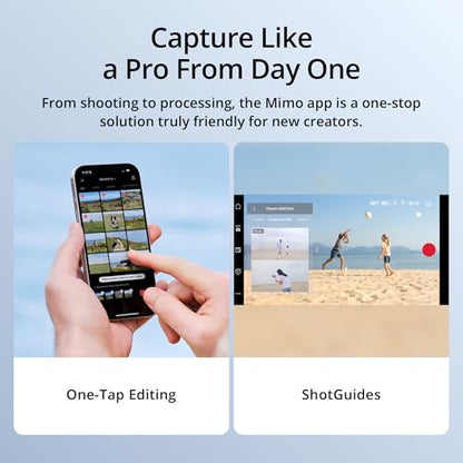 3-Axis Phone Gimbal Stabilizer with Built-In Tripod