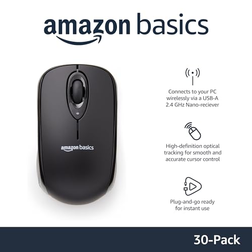 Wireless Optical Mouse with USB Nano Receiver