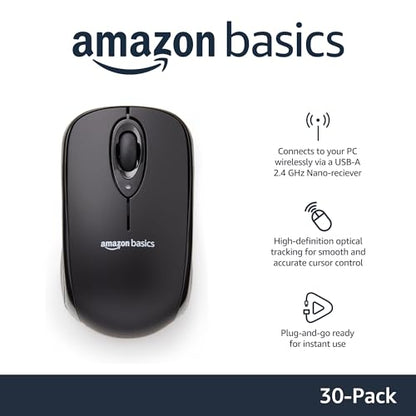 Wireless Optical Mouse with USB Nano Receiver