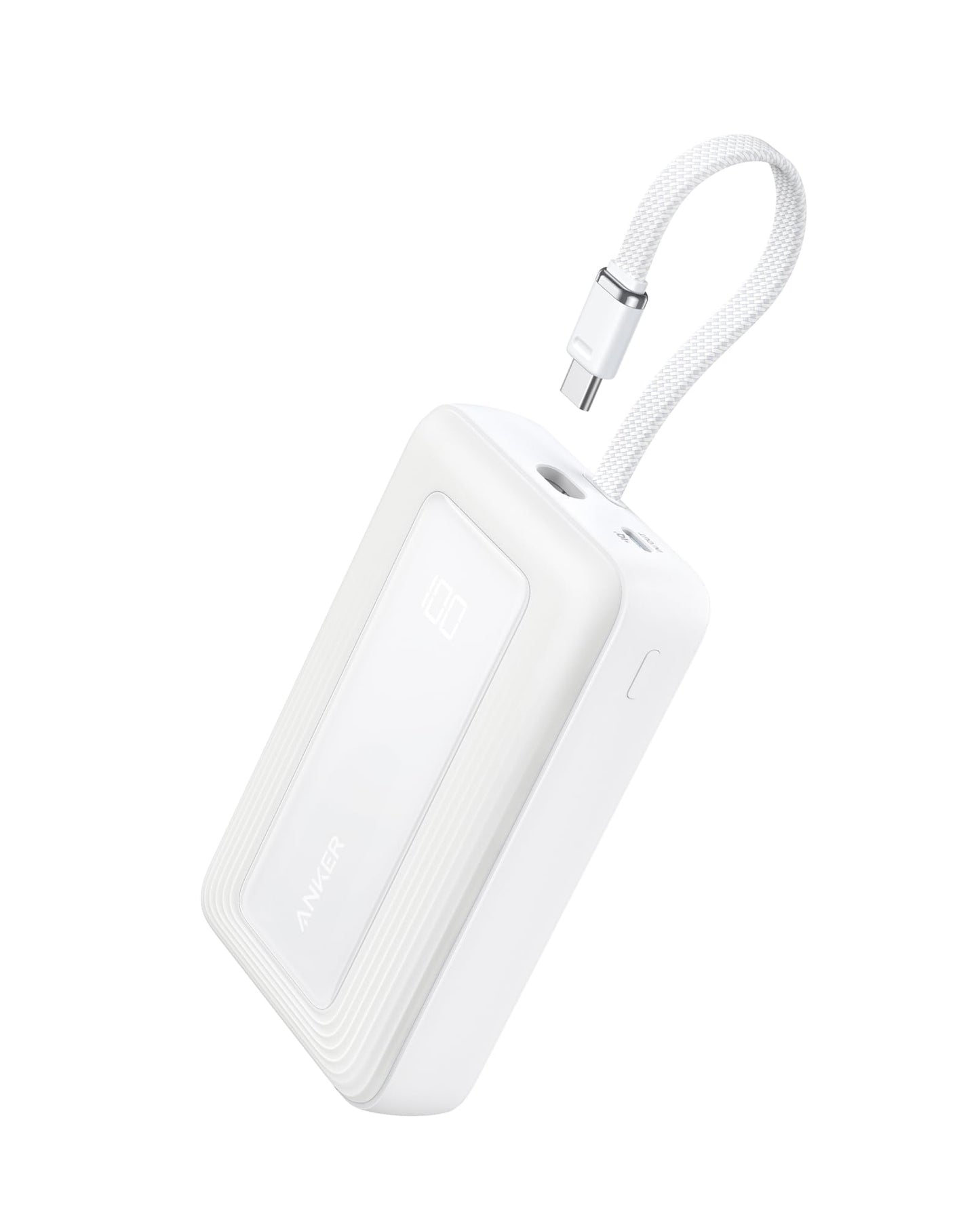 20,000mAh Fast Charging Power Bank with Built-In USB-C Cable