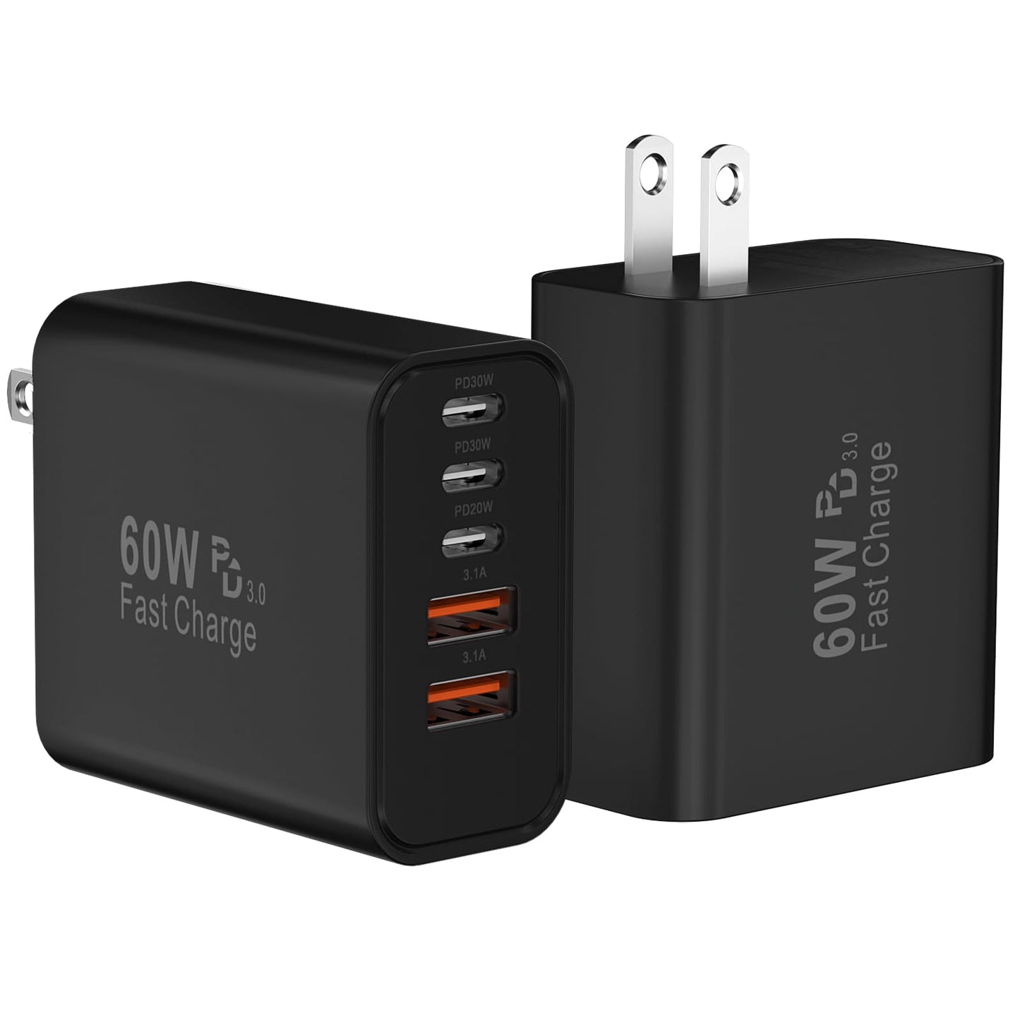USB C Fast Wall Charger Block 60w
