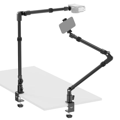Overhead Camera Mount with Adjustable Boom Arm