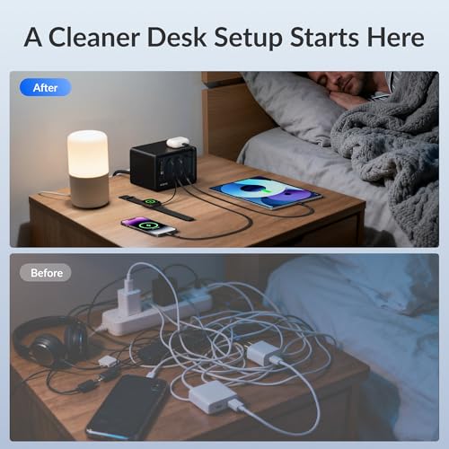 12-in-1 Desktop Charging Station with 65W USB-C Ports