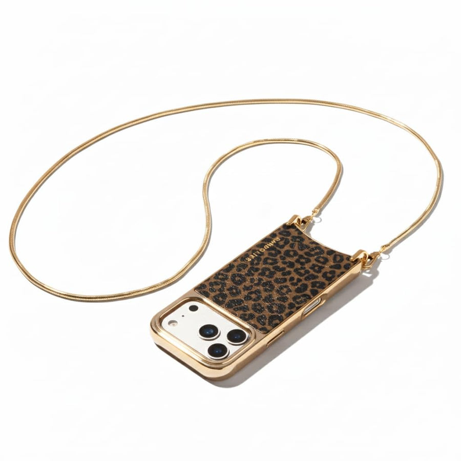 Leather Crossbody Wallet Phone Case with Strap