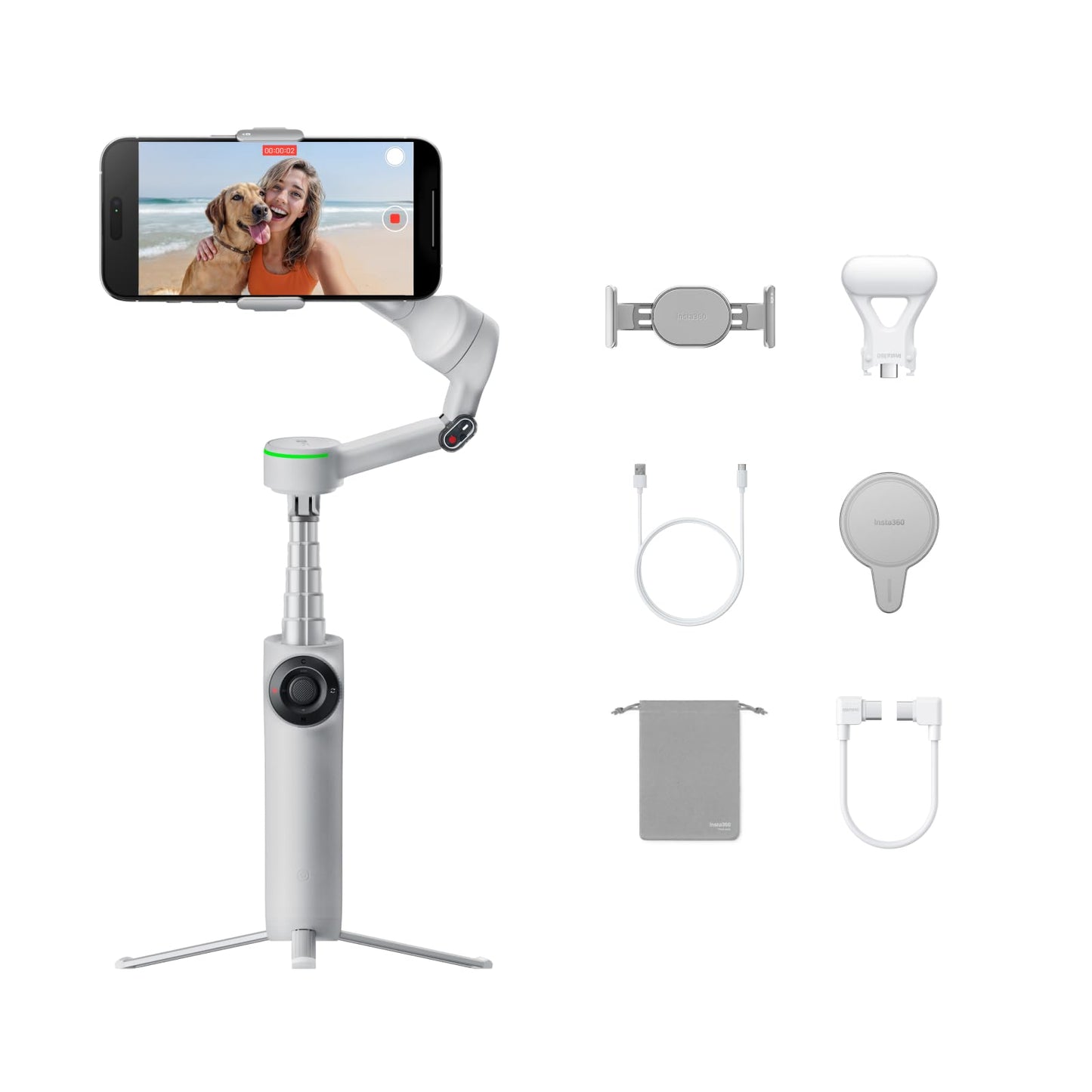 AI Tracking Phone Gimbal Stabilizer