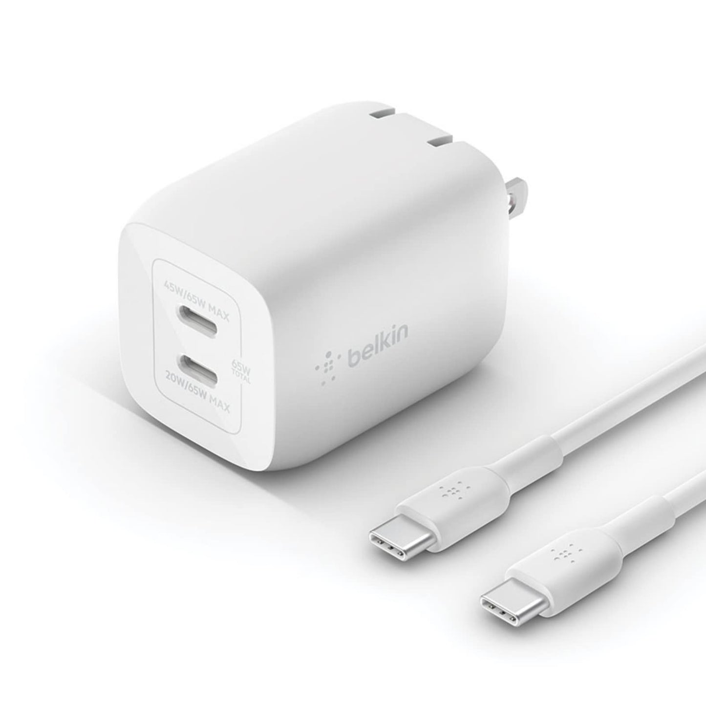 Dual USB-C Fast Charging Wall Charger