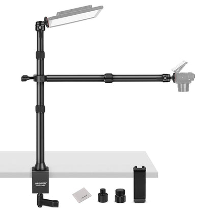 Overhead Camera Mount with Adjustable Boom Arm