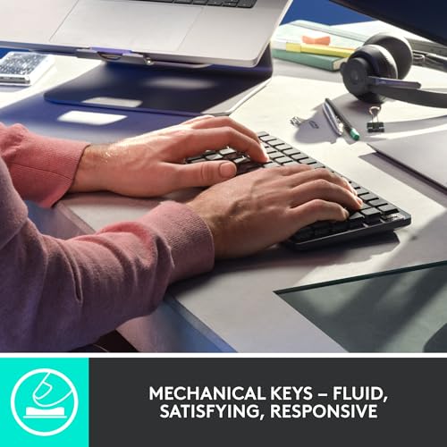 Wireless Mechanical Keyboard with Low Profile Keys