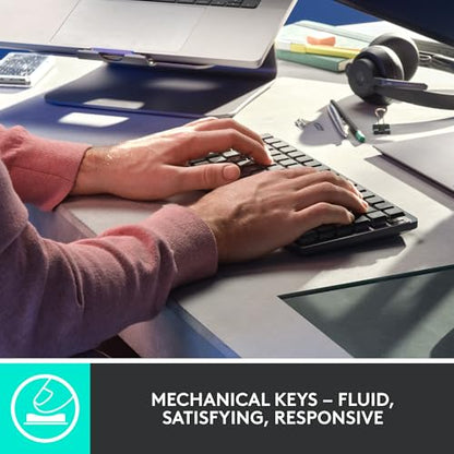 Wireless Mechanical Keyboard with Low Profile Keys