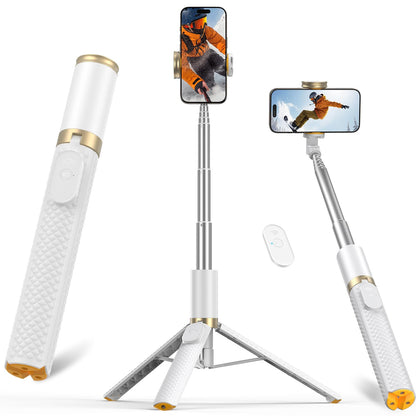 Portable Phone Tripod Selfie Stick with Remote