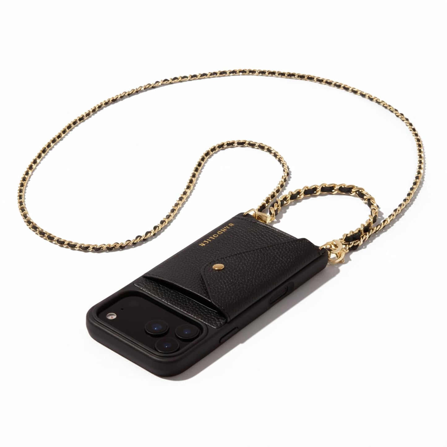Leather Crossbody Phone Case with Removable Straps
