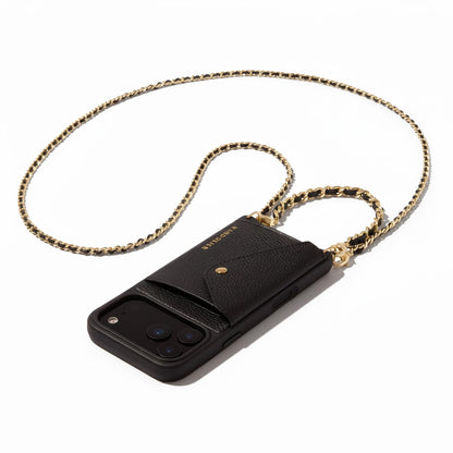 Leather Crossbody Phone Case with Removable Straps