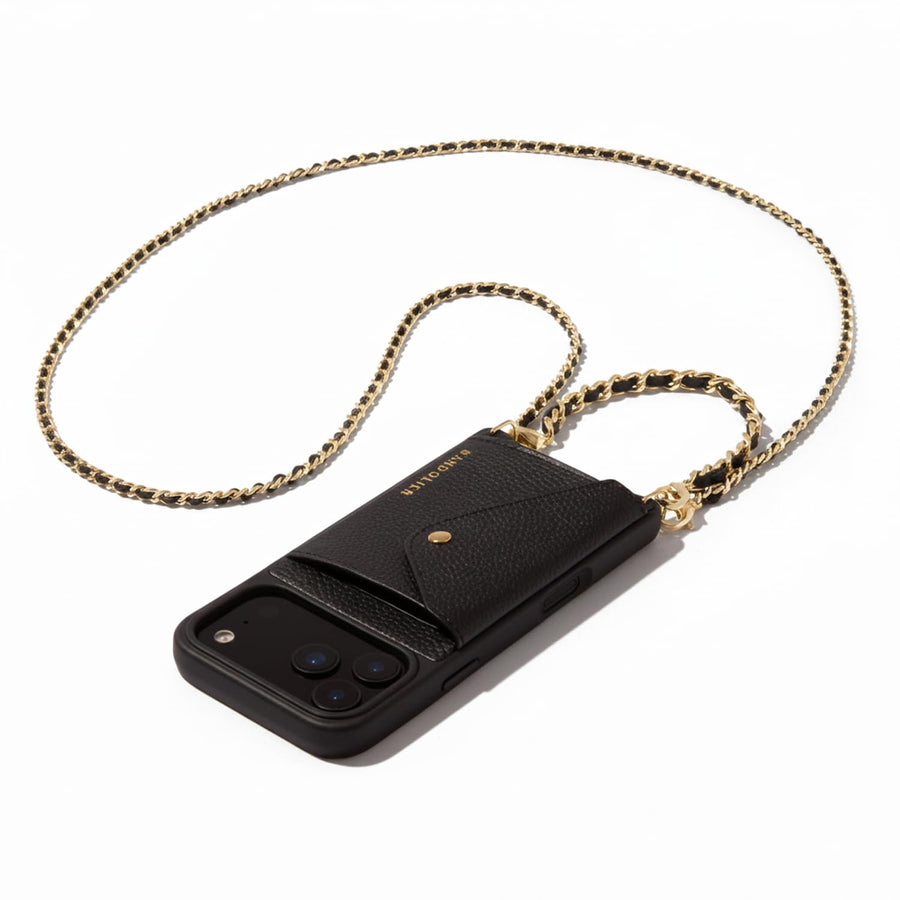 Leather Crossbody Phone Case with Removable Straps