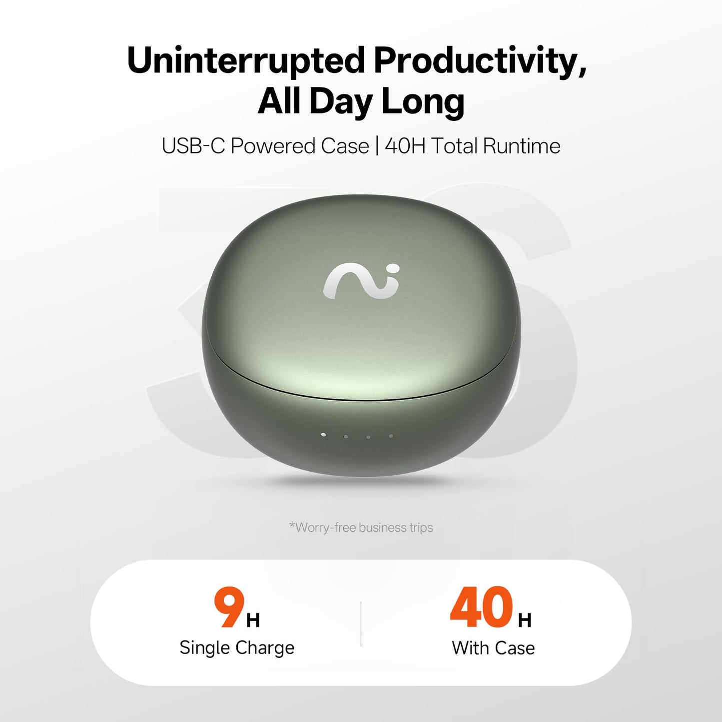 AI Voice Recorder Earbuds with Transcription & ANC