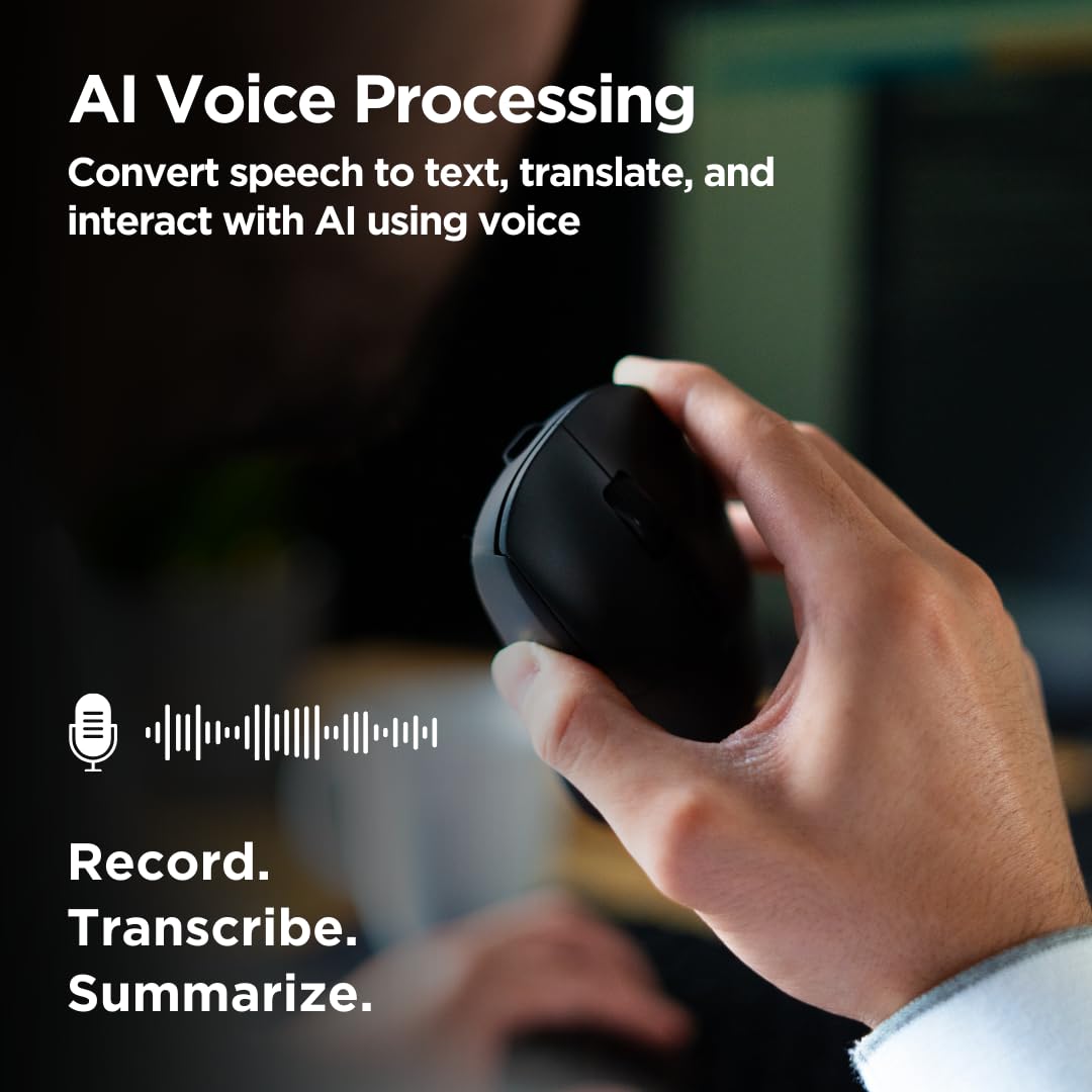 AI Wireless Mouse with Voice Recording Features