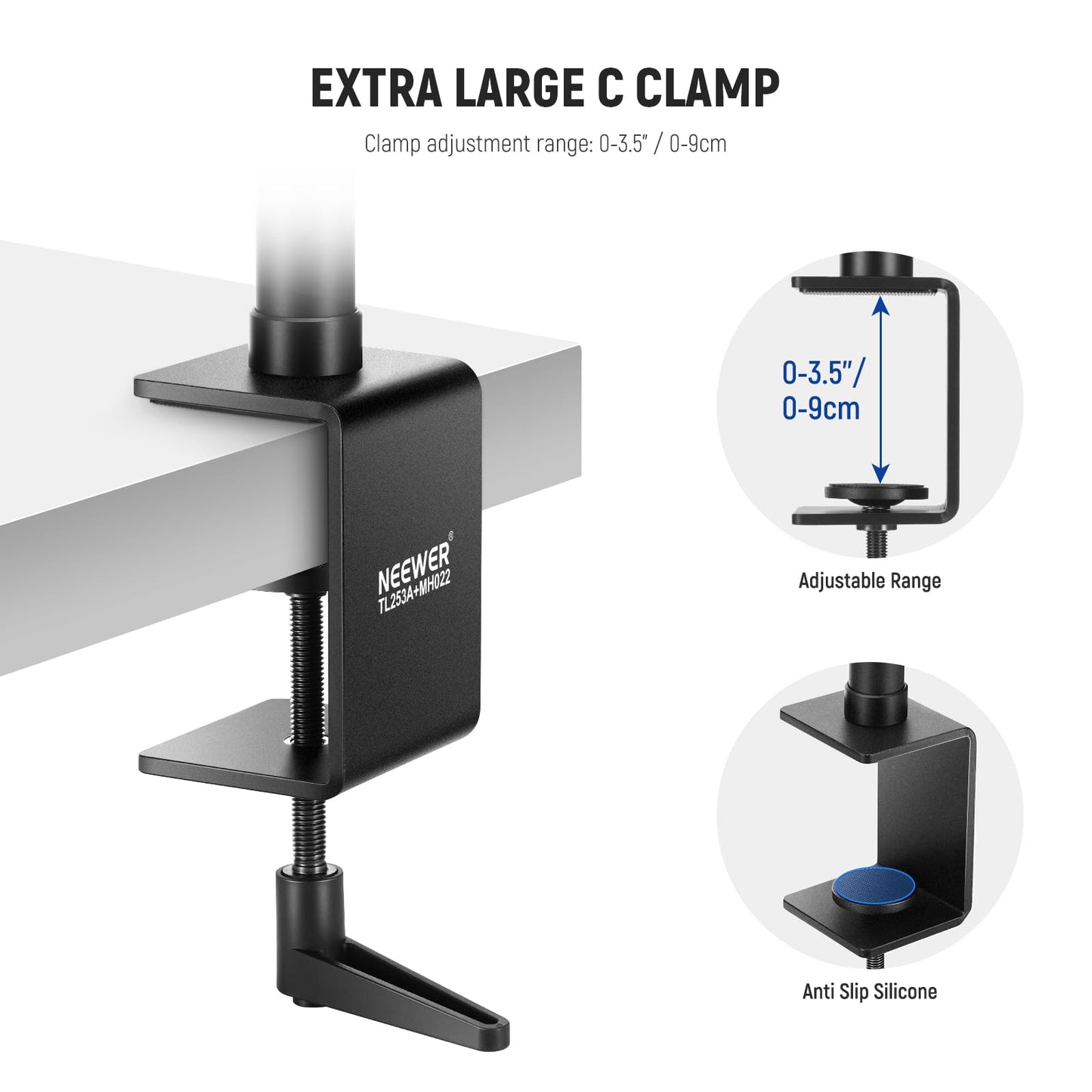 Overhead Camera Mount with Adjustable Boom Arm