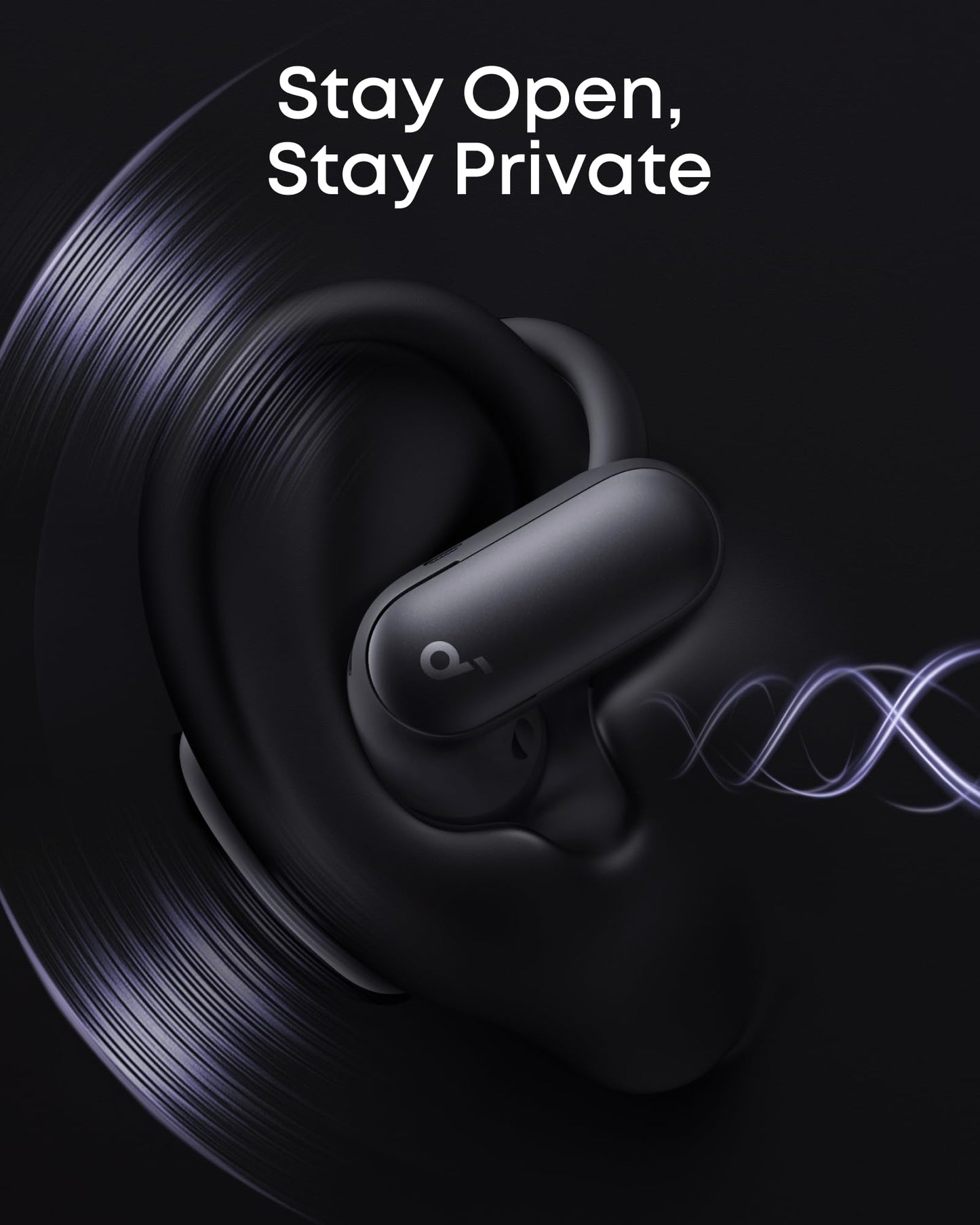 Open-Ear Wireless Headphones with Noise Cancellation
