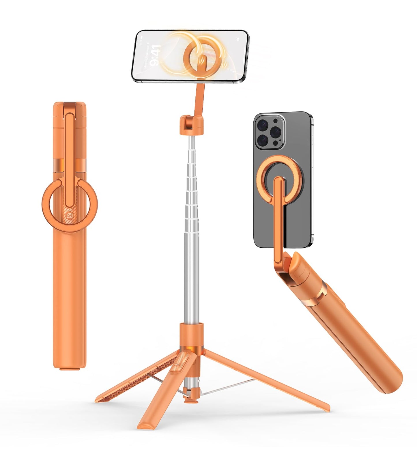 Magnetic Selfie Stick Tripod with Remote Control