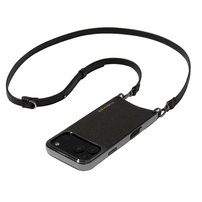 Leather Crossbody Wallet Phone Case with Strap