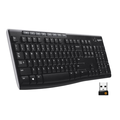 Wireless Keyboard and Mouse Combo with Shortcut Keys