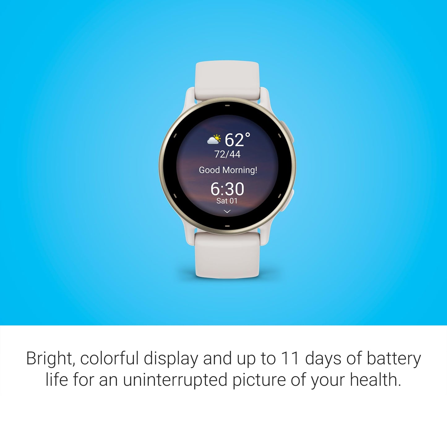 GPS Smartwatch with AMOLED Display and Fitness Tracking