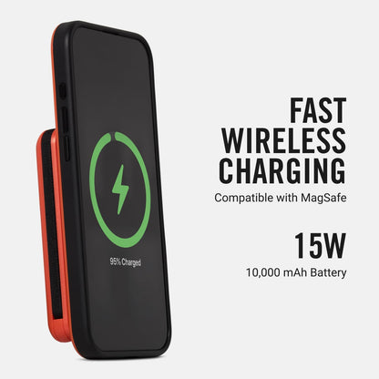 10,000mAh Magnetic Wireless Power Bank with Cables