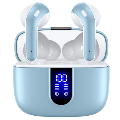 Wireless Earbuds with 60-Hour Playtime and Charging Case