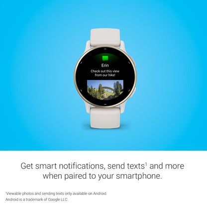 GPS Smartwatch with AMOLED Display and Fitness Tracking