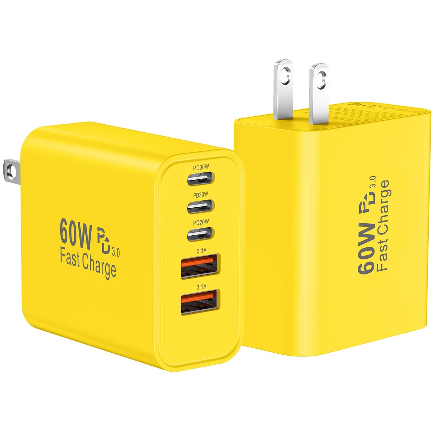 USB C Fast Wall Charger Block 60w