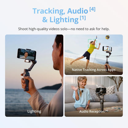 3-Axis Phone Gimbal Stabilizer with Tracking
