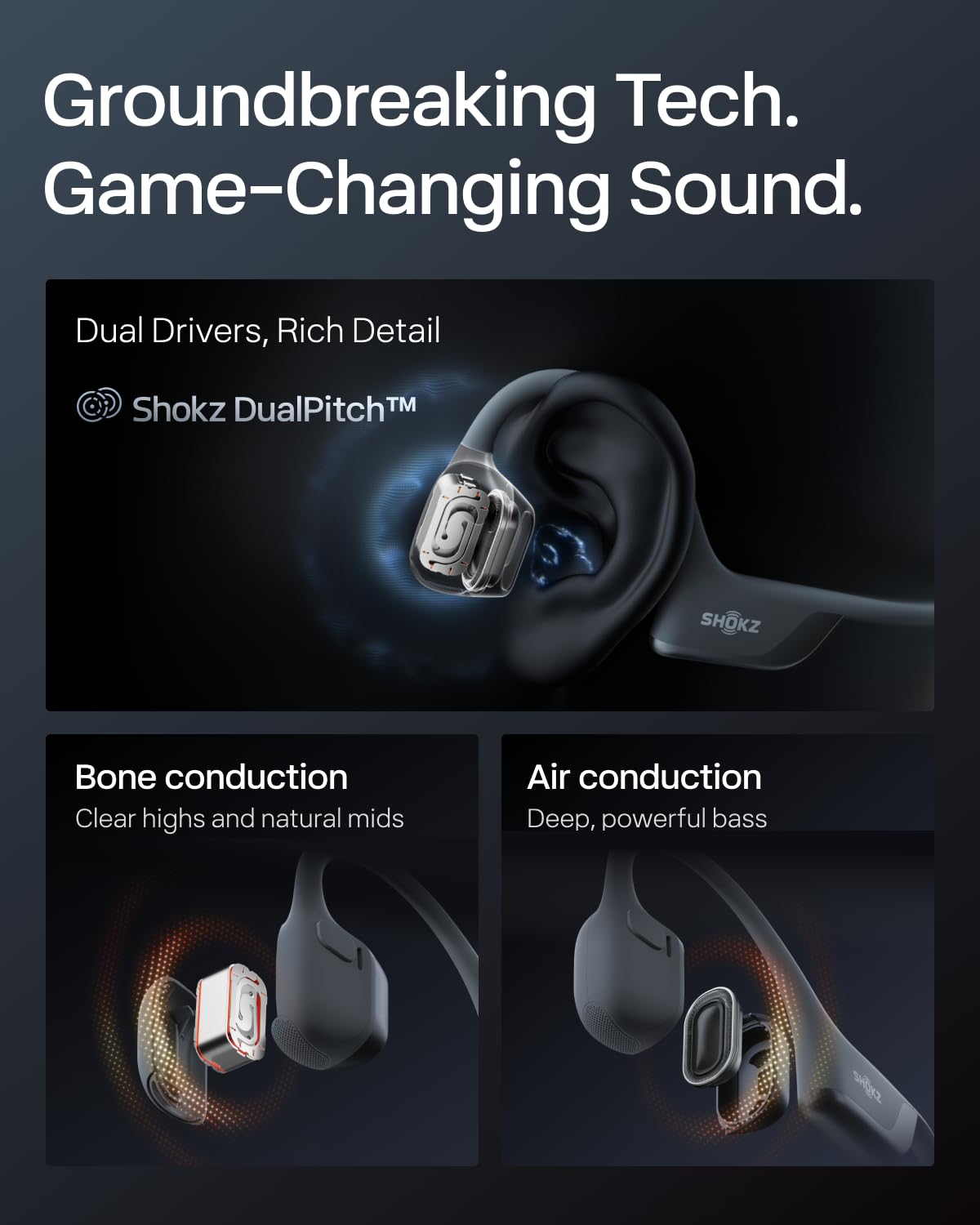 Open-Ear Wireless Headphones with Premium Sound