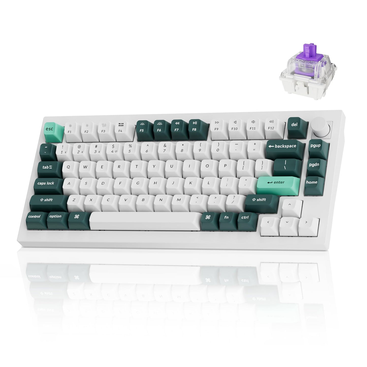 Q1 HE Hot Swappable RGB Mechanical Keyboard Knob