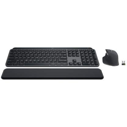 Wireless Keyboard and Mouse Combo with Palm Rest