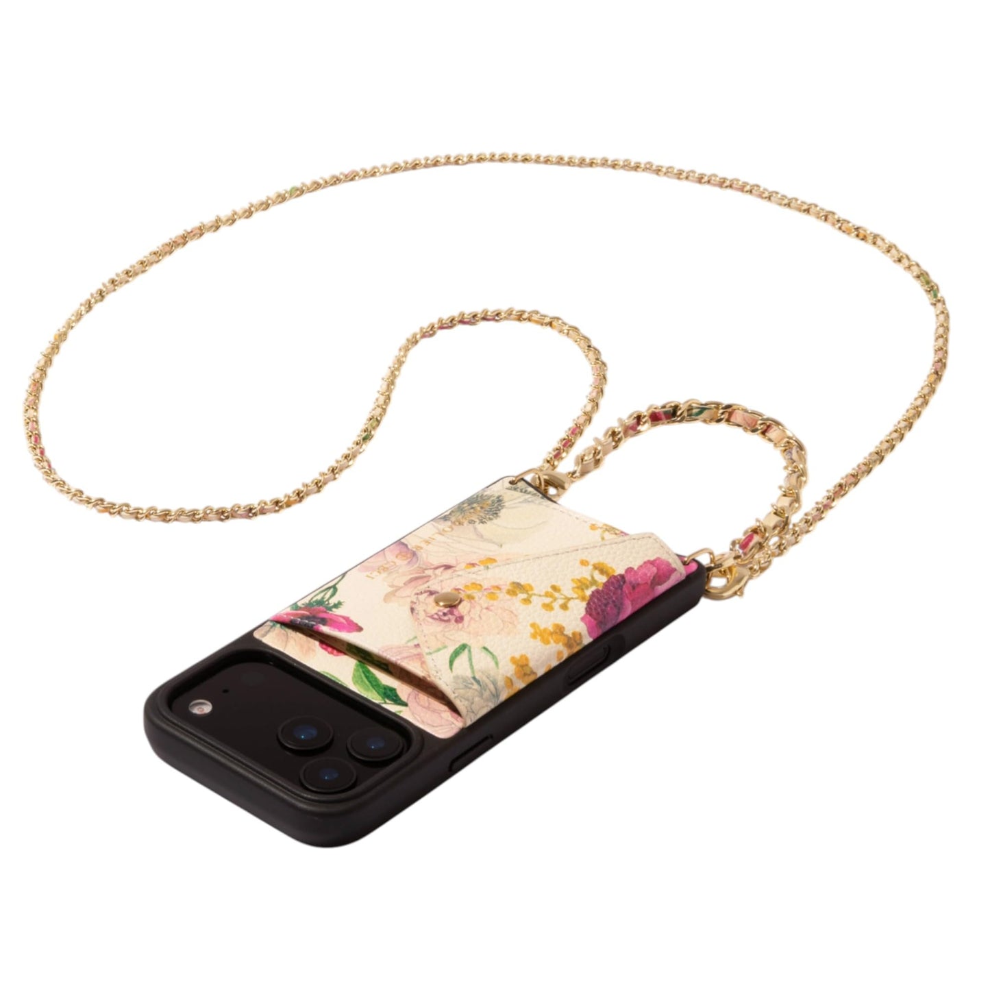 Leather Crossbody Phone Case with Removable Straps