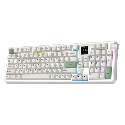 Wireless Mechanical Keyboard with Screen and Knob RGB