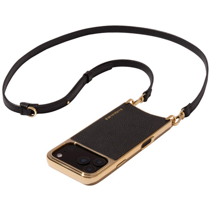 Leather Crossbody Wallet Phone Case with Strap