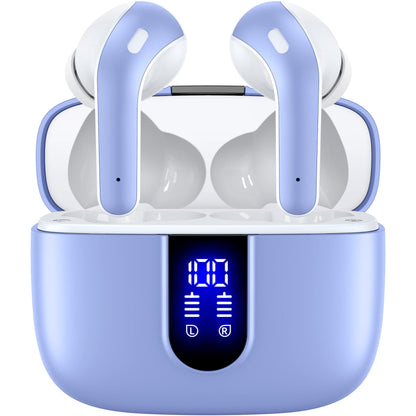 Wireless Earbuds with 60-Hour Playtime and Charging Case