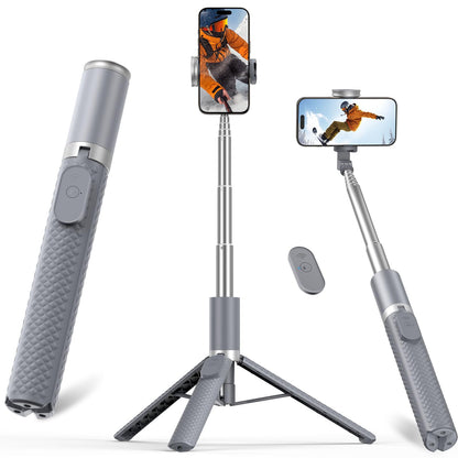Portable Phone Tripod Selfie Stick with Remote