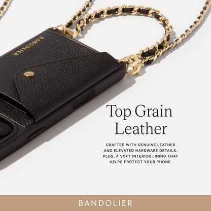 Leather Crossbody Phone Case with Removable Straps
