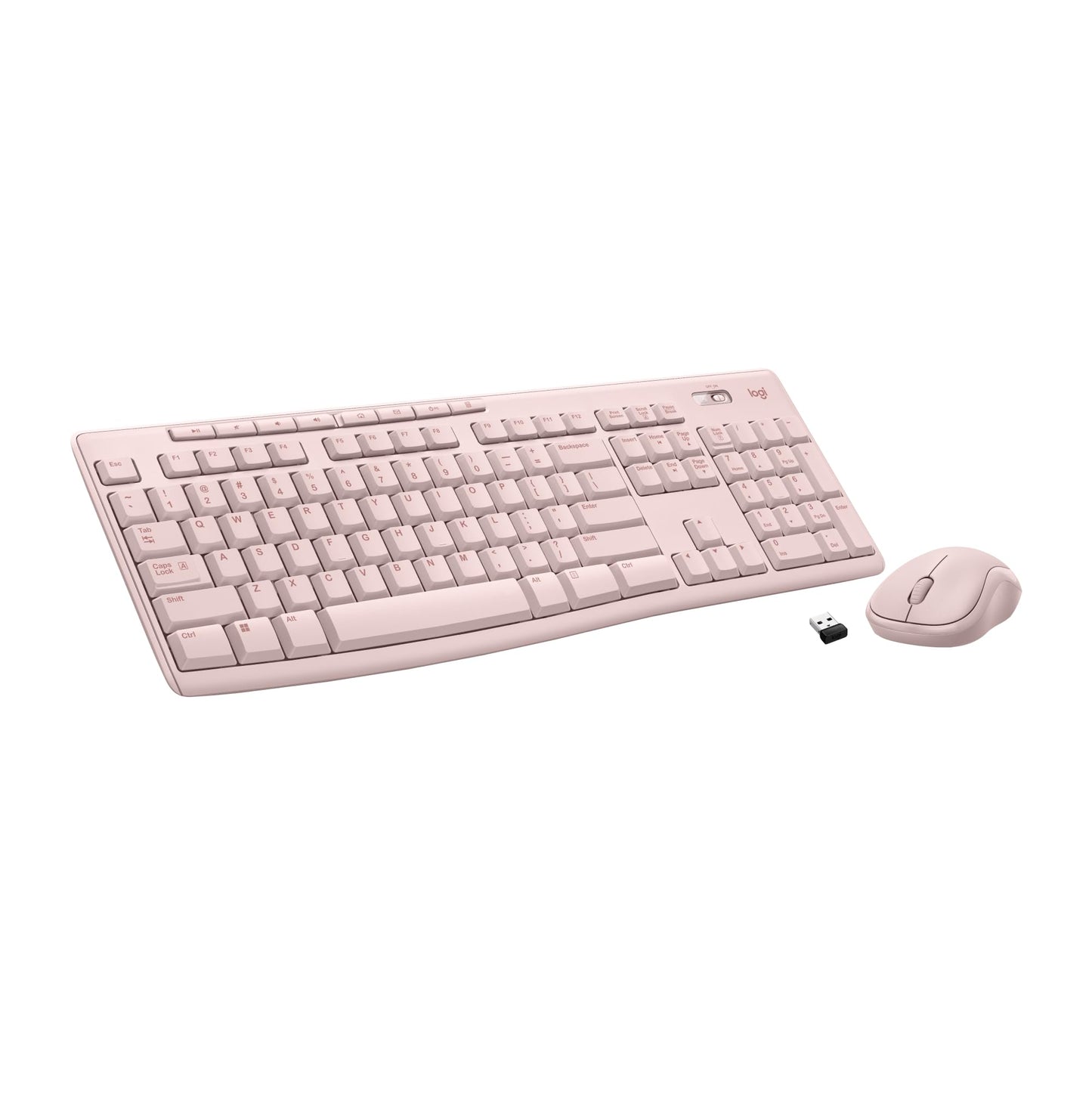 Wireless Keyboard and Mouse Combo with Shortcut Keys